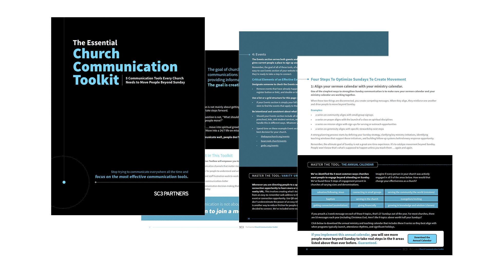 Pages of the Essential Church Communication Toolkit