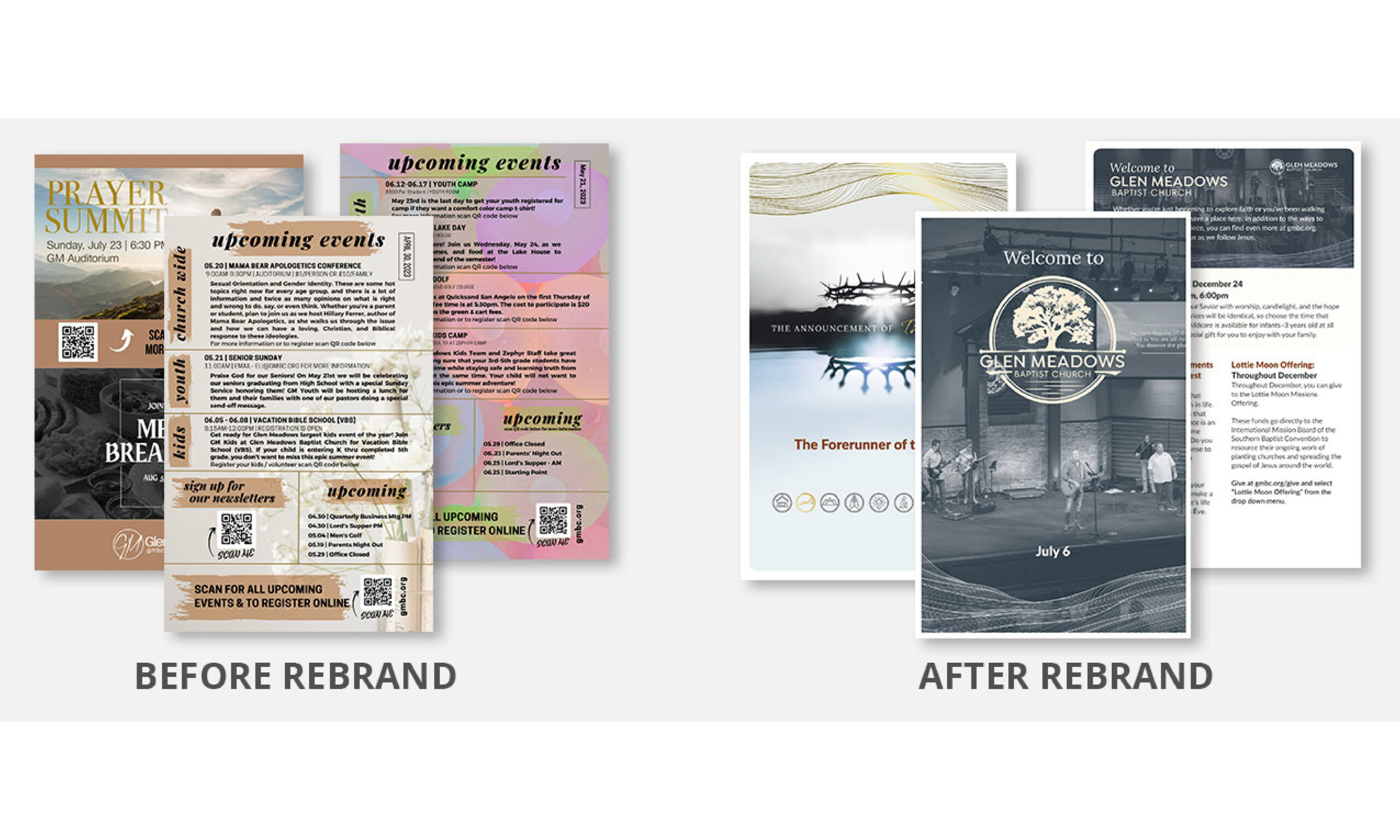 Before and After Rebrand Image Side by Side