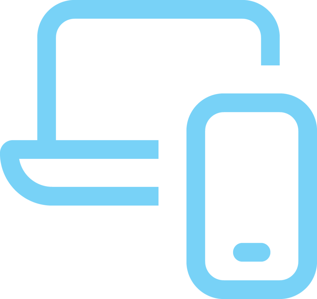 laptop and smartphone icon